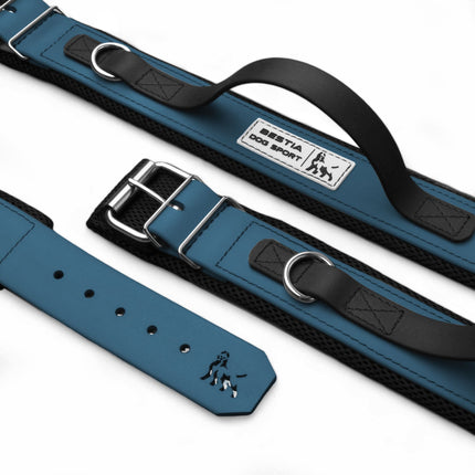 Bestia Dog Sport Handle Collar for Large Breeds, Heavy-Duty with Soft Cushion Interior