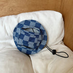 Dark Blue Plaid / S