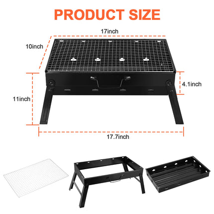 Portable Foldable BBQ  Charcoal Grill