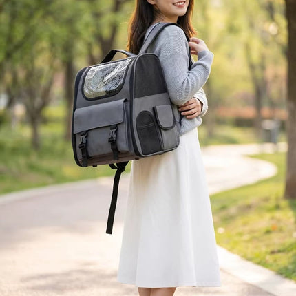 Breathable Transparent Outdoor Travel Carrier for Pets