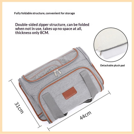 HB PET Expandable Pet Travel Carrier Bag