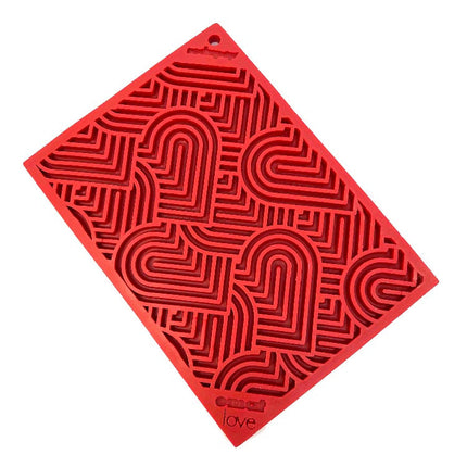 Love eMat – Heart Design Enrichment Lick Mat