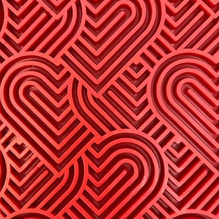 Love eMat – Heart Design Enrichment Lick Mat