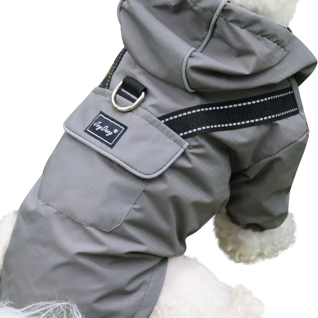 Waterproof Dog Raincoat with Hood