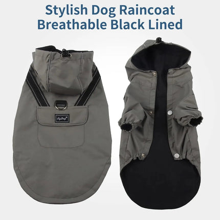 Waterproof Dog Raincoat with Hood