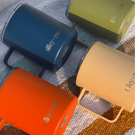 Tilley + Me | Insulated Stainless Steel Travel Mug with Handle