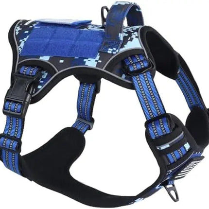 Tactical No-Pull Dog Harness with Top Handle - Reflective