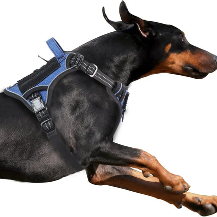 Tactical No-Pull Dog Harness with Top Handle - Reflective