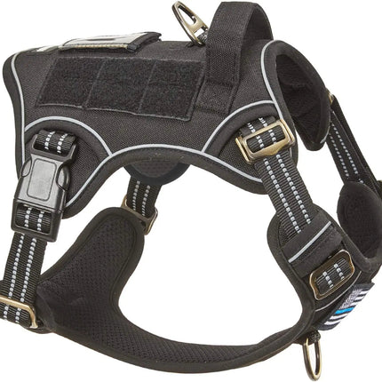 Tactical No-Pull Dog Harness with Top Handle - Reflective