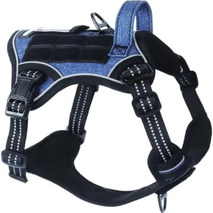 Tactical No-Pull Dog Harness with Top Handle - Reflective