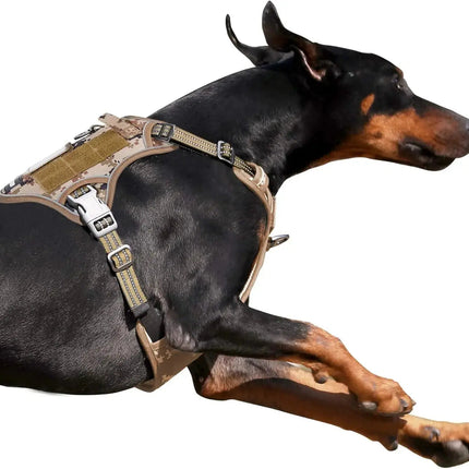 Tactical No-Pull Dog Harness with Top Handle - Reflective