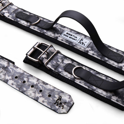 Bestia Dog Sport Handle Collar for Large Breeds, Heavy-Duty with Soft Cushion Interior