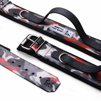 Bestia Dog Sport Handle Collar for Large Breeds, Heavy-Duty with Soft Cushion Interior