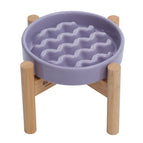 S / Purple / Wood Stand