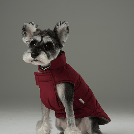 Reversible Vest Jacket – Red Brown