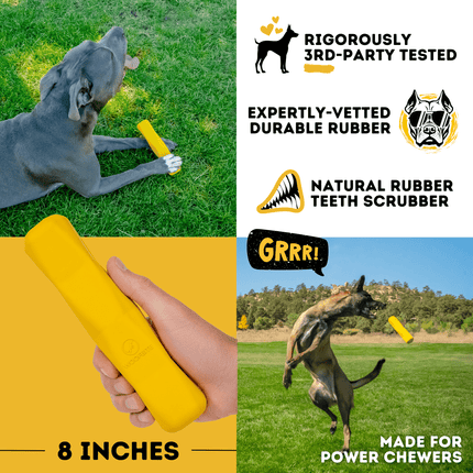 Power Stick – Indestructible Rubber Chew Stick