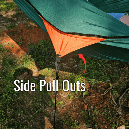11ft Camping Hammock with Bug Net, Straps & Ridgeline