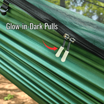 11ft Camping Hammock with Bug Net, Straps & Ridgeline